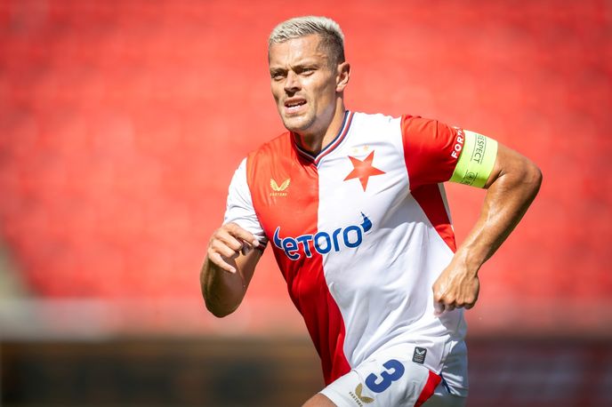 Tomáš Holeš v dresu Slavie Tomáš Holeš v dresu Slavie