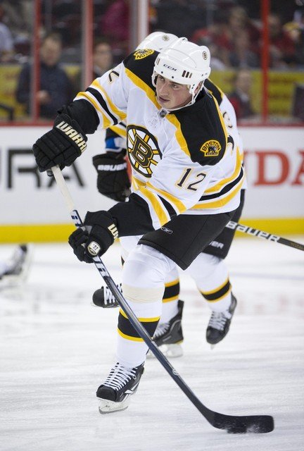 Tomáš Kaberle poprvé pálil v dresu Bostonu Bruins.