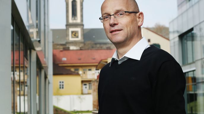 Ředitel Asociace developerů Tomáš Kadeřábek. 