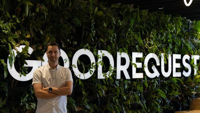 Tomáš Lodňan ze slovenského startupu GoodRequest v Česku posiluje přítomnost firmy dlouhodobě. Tomáš Lodňan ze slovenského startupu GoodRequest v Česku posiluje přítomnost firmy dlouhodobě.
