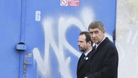 Ministr Andrej Babiš na snímku s ostravským primátorem Tomášem Macurou