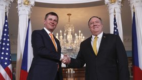 Ministr zahraničí Tomáš Petříček (ČSSD) jednal v USA se svým protějškem Mikem Pompeem