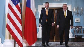 Ministr zahraničí Tomáš Petříček (ČSSD) jednal v USA se svým protějškem Mikem Pompeem