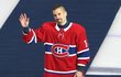 Plekanec mává »rodině« v Canadiens. 