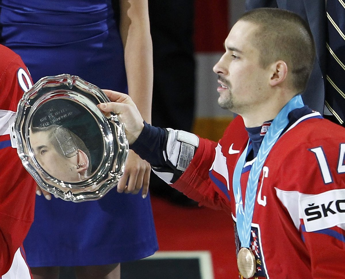 Tomáš Plekanec má po několika bronzech a stříbrech z mistrovství zálusk také na zlato. Dočká se?