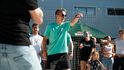 Tomáš Portlík (ODS) během kampaně pro komunálními volbami 2026 Tomáš Portlík (ODS) během kampaně pro komunálními volbami 2026