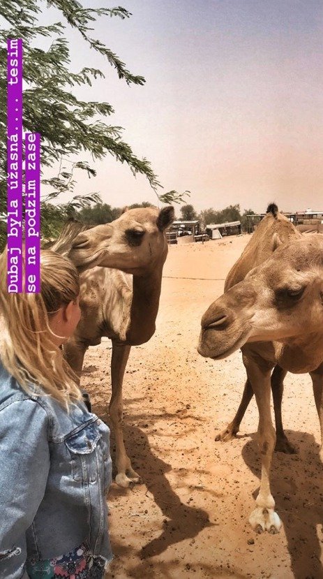 Kateřina Kristelová vzpomíná na dovolenou v Dubaji