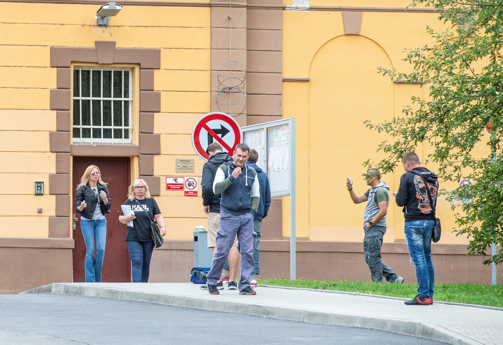 Kateřina Kristelová navštívila Tomáše Řepku ve věznici na Borech.