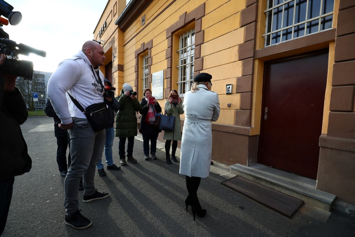 Propuštění Tomáše Řepky z vězení: Kateřina Kristelová