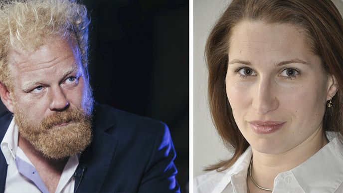 Ekonom Tomáš Sedláček a jeho žena socioložka Markéta Sedláčková