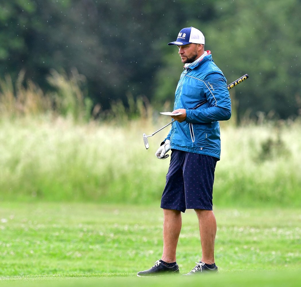 Tomáš Ujfaluši na golfovém turnaji někdejších fotbalových hvězd