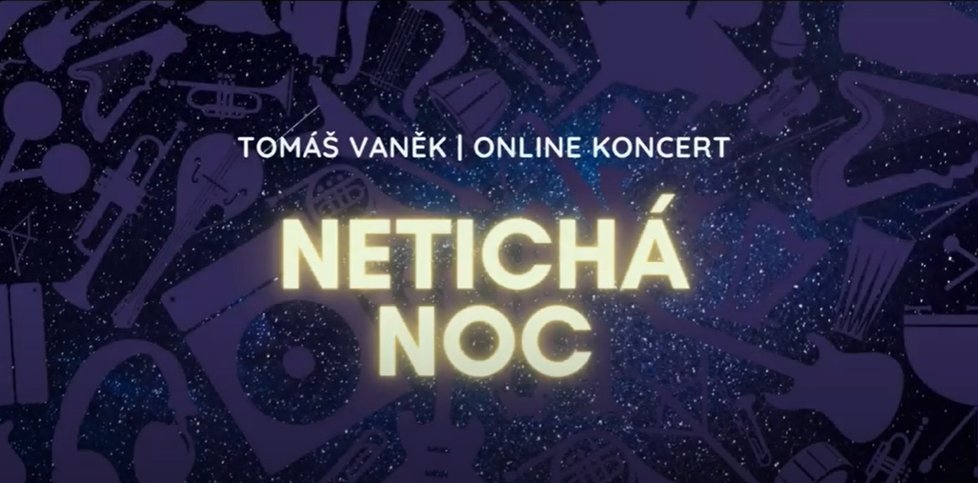 Tomáš Vaněk chystá první online koncert.