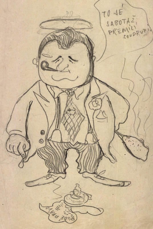 Karikatura Vladivoje Tomka