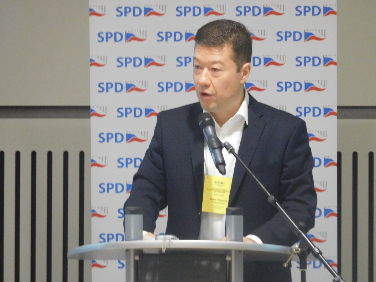 Konference Okamurovy SPD v Praze na Pankráci