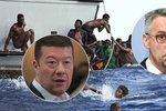 Okamurovci se střetli kvůli migrantům z Afriky s ministrem vnitra Metnarem (za ANO).