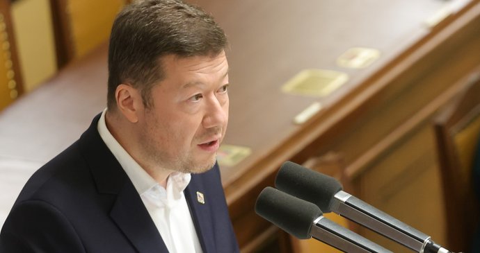 Tomio Okamura ve Sněmovně (2025)