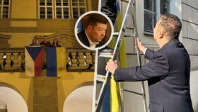 Tomio Okamura sundal vlajku Ukrajiny ze Sněmovny, jednotlivé kluby ji hned zase vyvěsily.