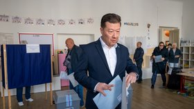 Tomio Okamura (SPD) u komunálních voleb 2026