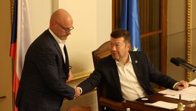 Tomio Okamura (SPD) byl zvolen šéfem Poslanecké sněmovny (5.11.2025)