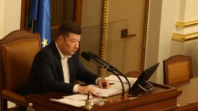 Tomio Okamura (SPD) byl zvolen šéfem Poslanecké sněmovny (5.11.2025)