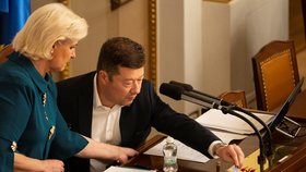 Tomio Okamura (SPD) jako předseda Poslanecké sněmovny (5.11.2025)