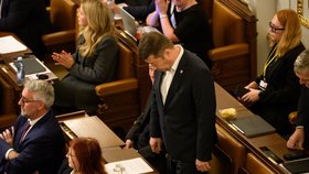 Tomio Okamura (SPD) jako předseda Poslanecké sněmovny (5.11.2025)