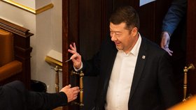 Tomio Okamura (SPD) jako předseda Poslanecké sněmovny (5.11.2025)