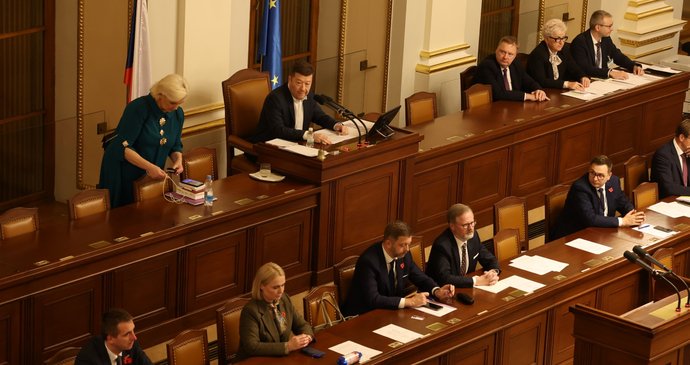 Tomio Okamura (SPD) byl zvolen šéfem Poslanecké sněmovny (5.11.2025)