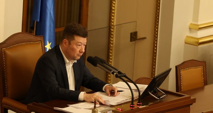 Tomio Okamura (SPD) byl zvolen šéfem Poslanecké sněmovny (5.11.2025)