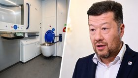 Tomio Okamura si stěžuje na toaletní papír ve vlacích.