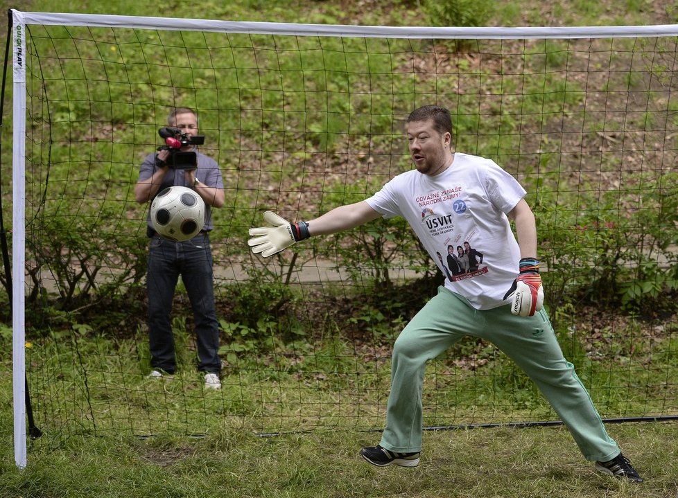 Druhý Petr Čech z Tomia Okamury nebude. Česko japonský podnikatel se však sportů nebojí