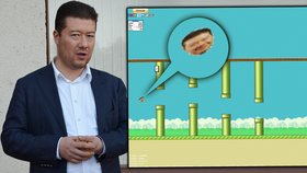 Tomio Okamura se stal nedobrovolně hlavním hrdinou webové videohry. Ale těžkou hlavu si z toho nedělá.