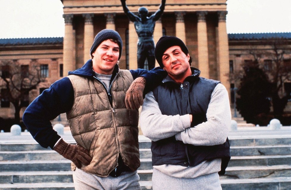 Stallone a Morrison ve snímku Rocky V