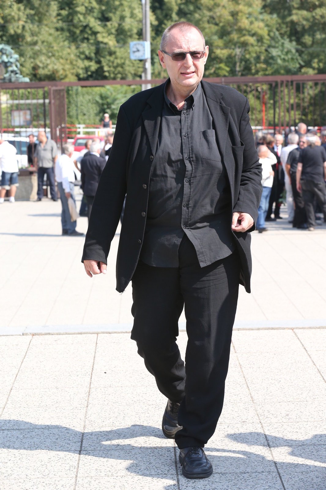 Na pohřeb přišel i prezident Herecké asociace Jiří Hromada.