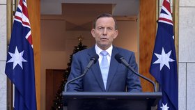 Australský premiér Tony Abbott