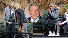 Zpěvák Tony Bennett: S Alzheimerem bojuje láskou k o 40 let mladší manželce!