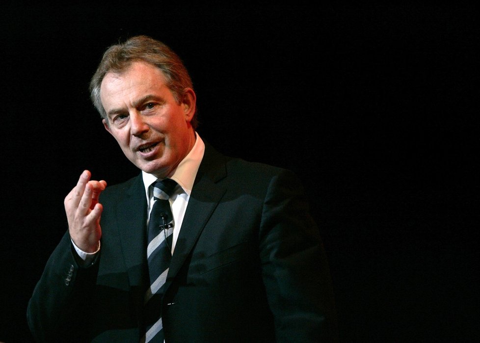 Bývalý britský premiér Tony Blair