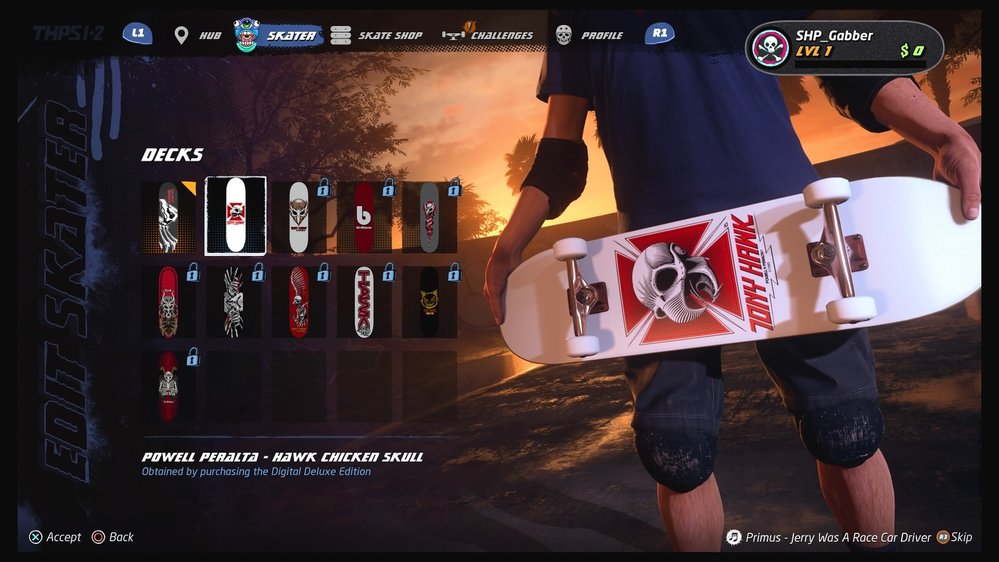 Tony Hawk’s Pro Skater 1 + 2 pro PlayStation 4