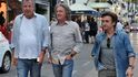 Slavná partička z Top Gearu: Zleva - Jeremy Clarkson, James May a Richard Hammond