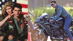 Tom Cruise natáčí druhý díl Top Gunu: První fotky Mavericka