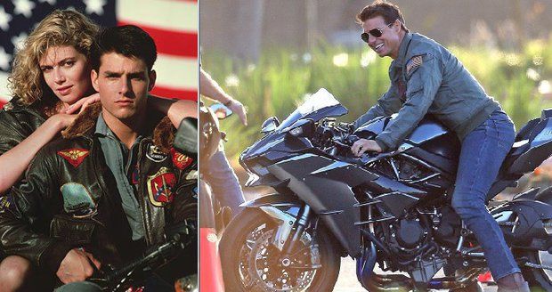 Tom Cruise natáčí druhý díl Top Gunu: První fotky Mavericka