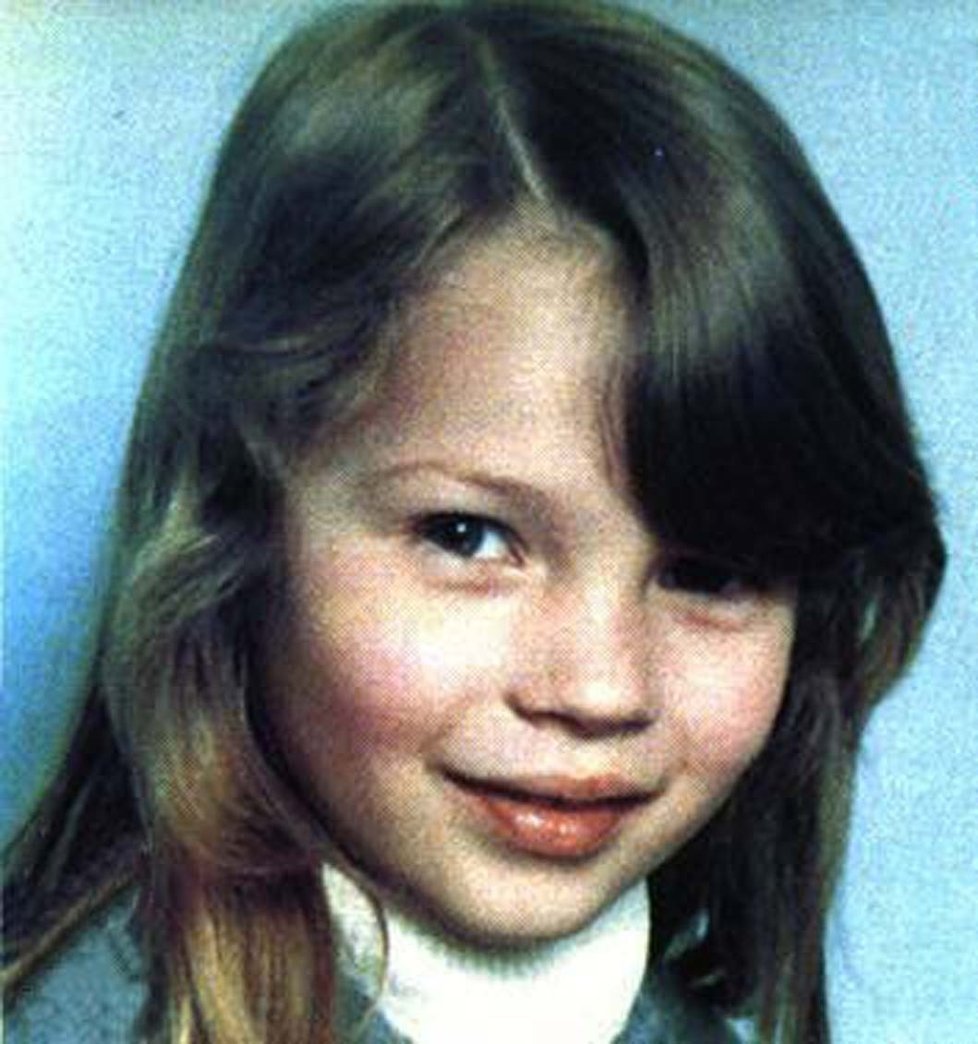 Kate Moss, když jí bylo 9 let.