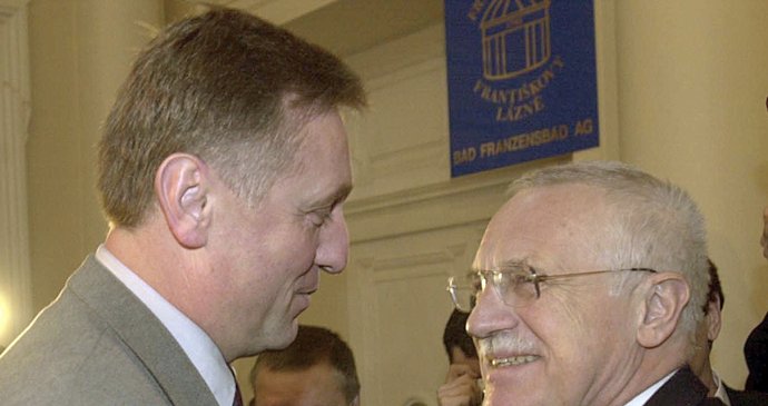 Mirek Topolánek a Václav Klaus