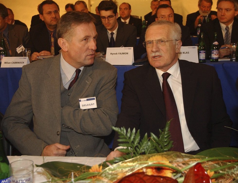 Mirek Topolánek a Václav Klaus