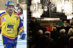 Ma pohřeb hokejbalisty Topolánka přišly stovky lidí