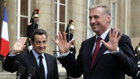 Topolánek a Sarkozy