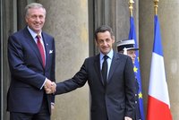 Sarkozy telefonicky popřál Topolánkovi hodně úspěchu
