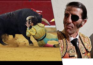 Neskutečný pech španělského toreadora: Býk ho podruhé nabodl do stejného oka!