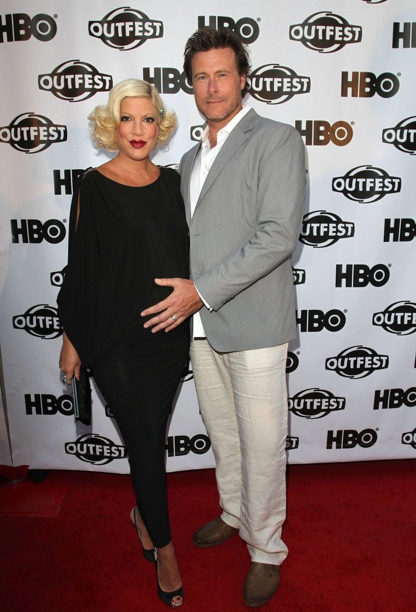 Manžel Dean McDermotty s Tori v době těhotenství.