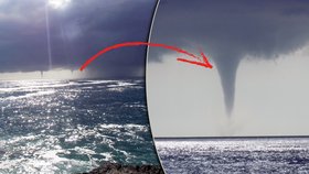 Jih Chorvatska nyní zasáhly bouře. Jeden ze čtenářů již dřív u poloostrova Istrie vyfotil i tornádo.